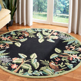 Safavieh Chelsea Hk295B Black / Green Rugs