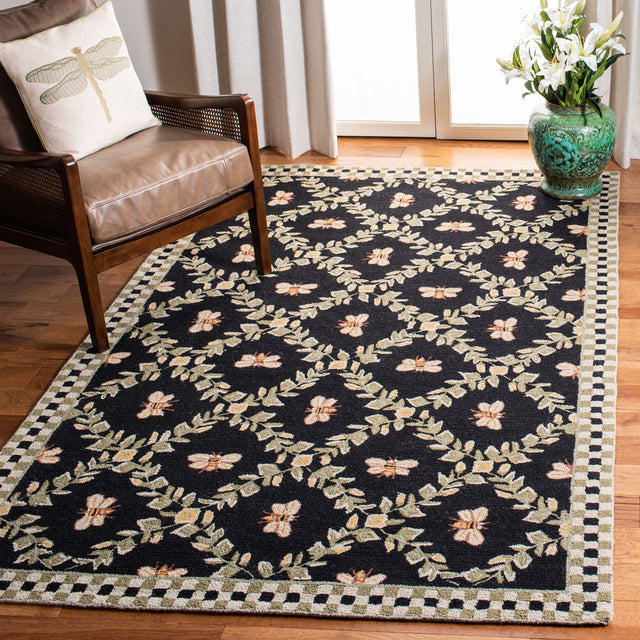 Safavieh Chelsea Hk55B Black Rugs