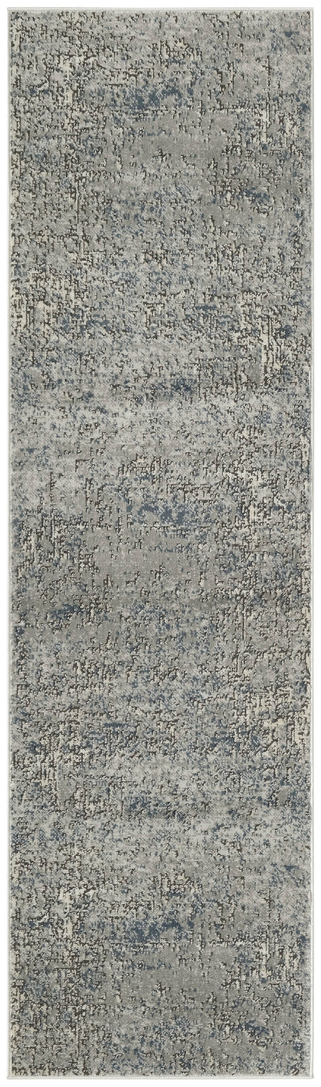 Nourison Quarry QUA17 Machine Made Dark, Grey Rug