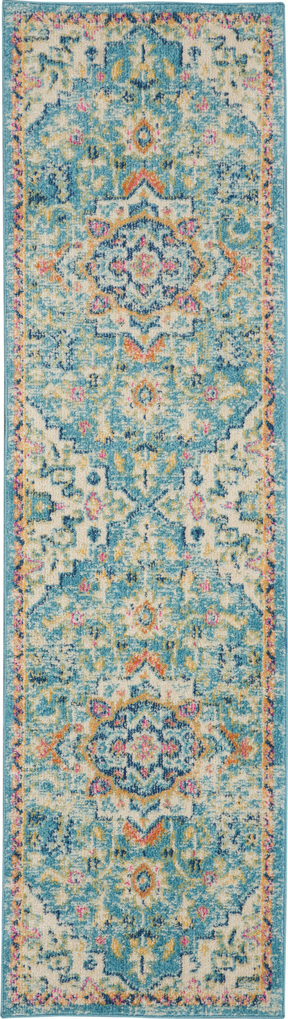 Nourison Passion Psn25 Ivory/Light Blue Rug