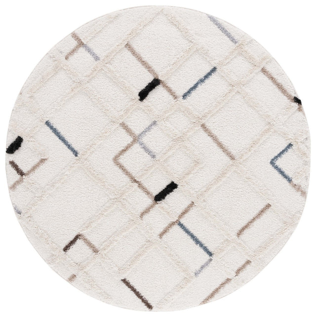 Safavieh Hi-Lo Shag Hls210B Light Beige/Beige Rug.