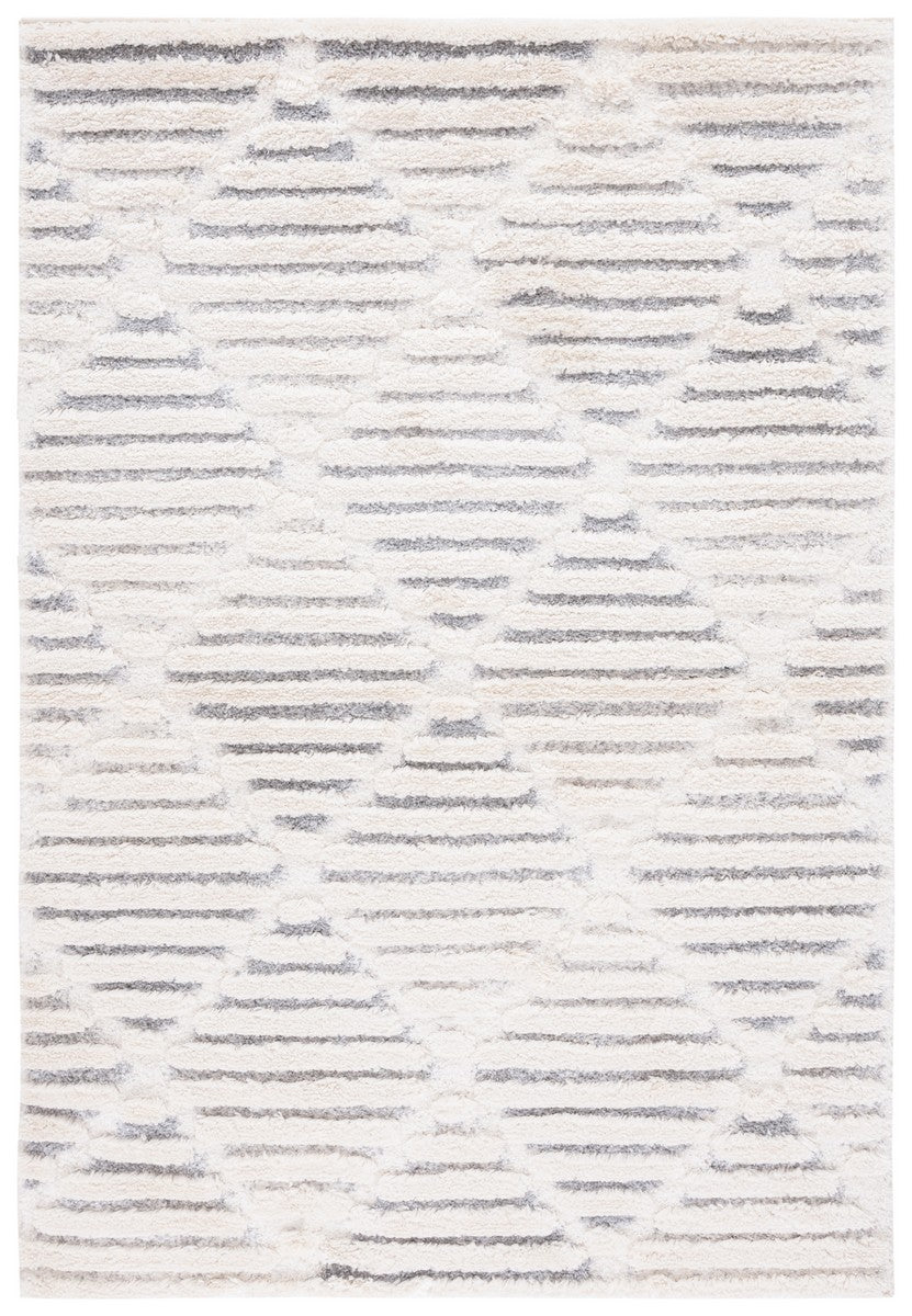 Safavieh Hi-Lo Shag Hls212B Beige/Grey Area Rug