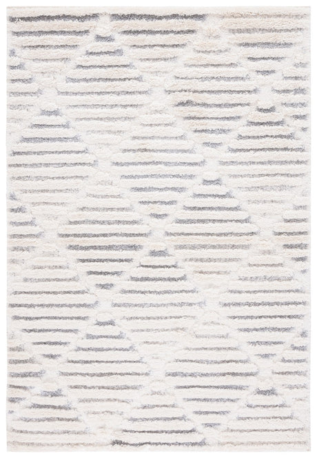 Safavieh Hi-Lo Shag Hls212B Beige/Grey Rug.