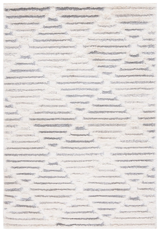 Safavieh Hi-Lo Shag Hls212B Beige/Grey Area Rug