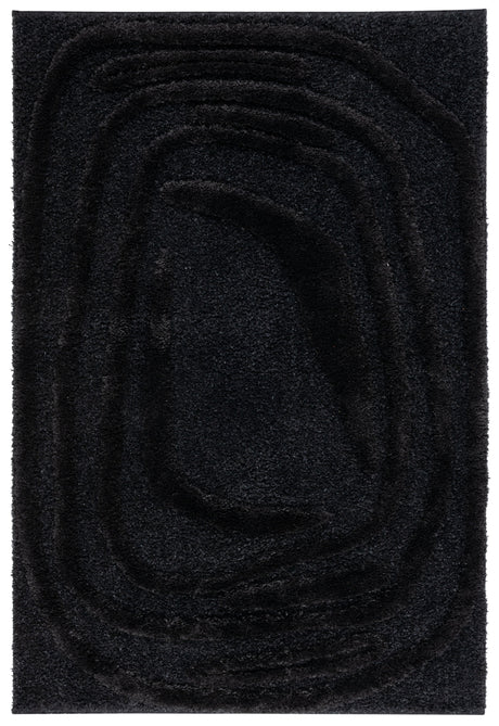 Safavieh Hi-Lo Shag Hls214Z Black Rug.