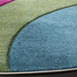 Safavieh Hollywood Hlw706C Peacock Blue / Fuchsia Rugs