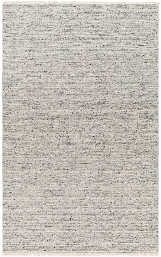 Surya Hamburg Hmb-2301 Sterling Grey, Light Grey, Metallic - Silver Area Rug