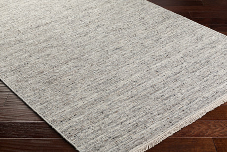 Surya Hamburg Hmb-2301 Sterling Grey, Light Grey, Metallic - Silver Rug.