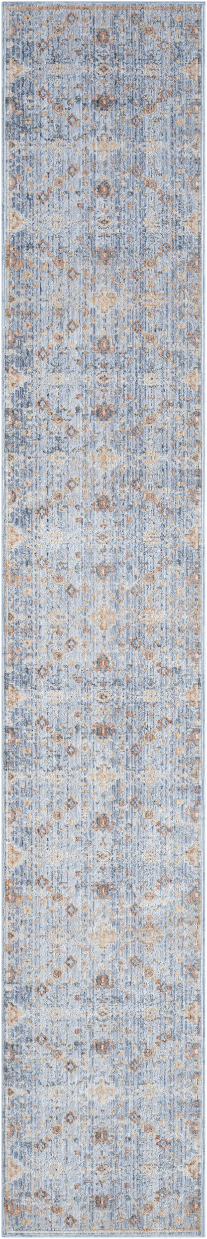 Nourison Elegant Heirlooms Elh02 Blue Ivory Area Rug