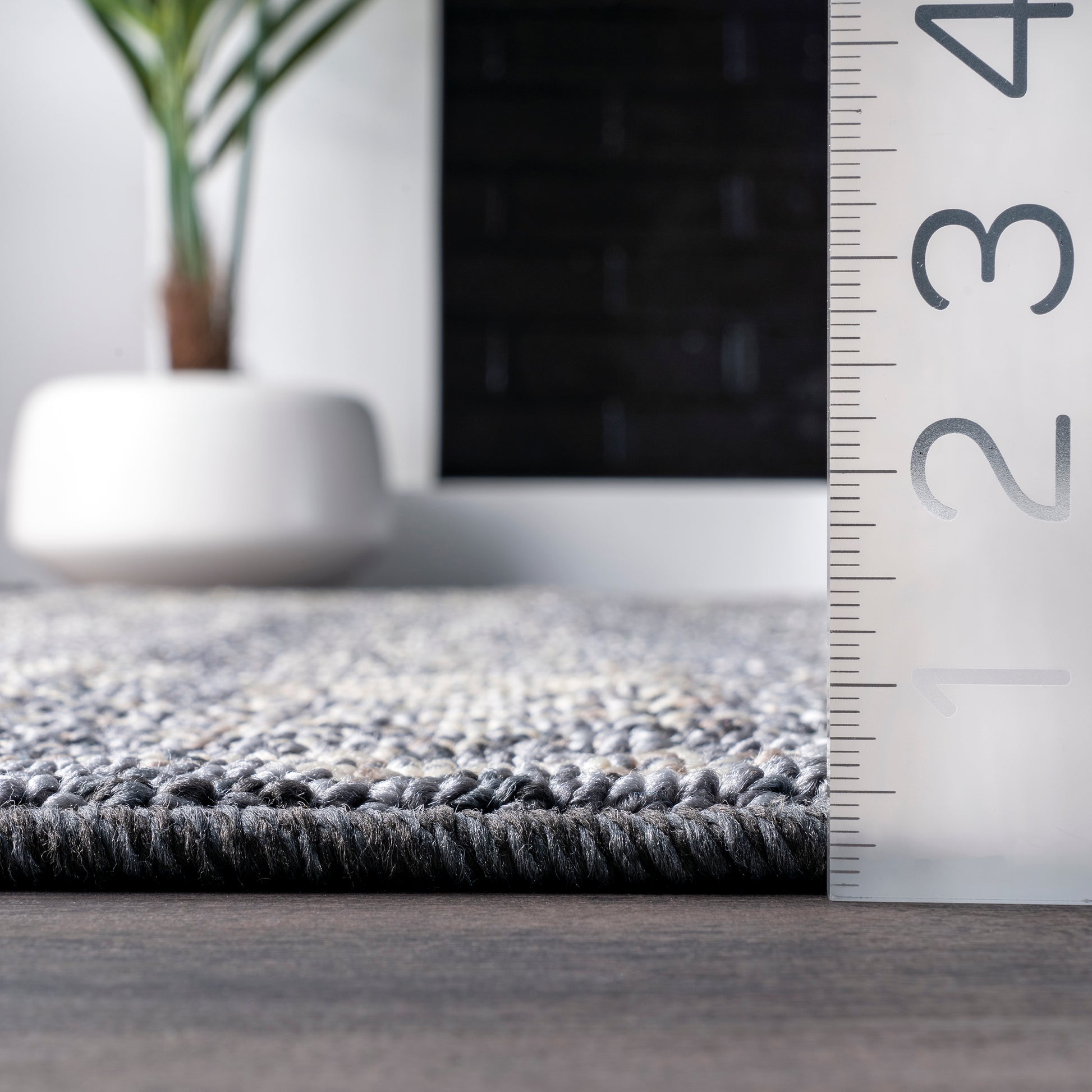 Nuloom Claudia Diamond Stgl03B Gray Area Rug