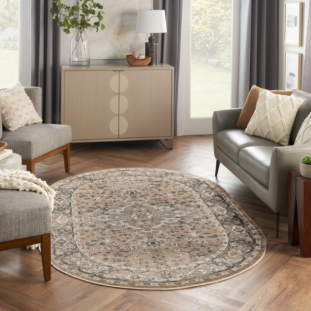 Nourison Quarry Qua05 Beige/Grey Rugs