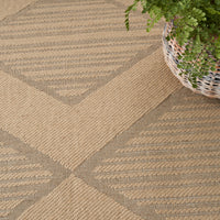 Nourison Washable Jute Wsj01 Natural Beige Area Rug