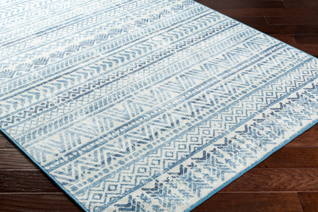 Surya Hera Hrh-2305 Light Silver, Slate, Metallic - Silver, Pewter Rug.