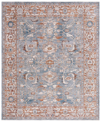 Safavieh Heirloom Hrl720F Grey/Blue Rust Area Rug