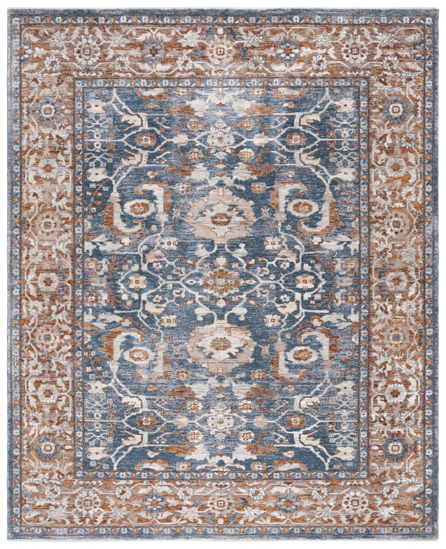 Safavieh Heirloom Hrl720M Blue/Rust Rug.