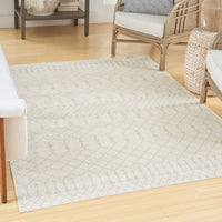 Nourison Astra Machine Washable Asw10 Ivory Area Rug