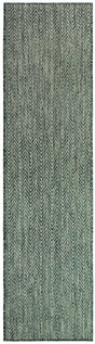 Nourison Horizon Indoor/Outdoor HOZ02 Green Contemporary Area Rugs