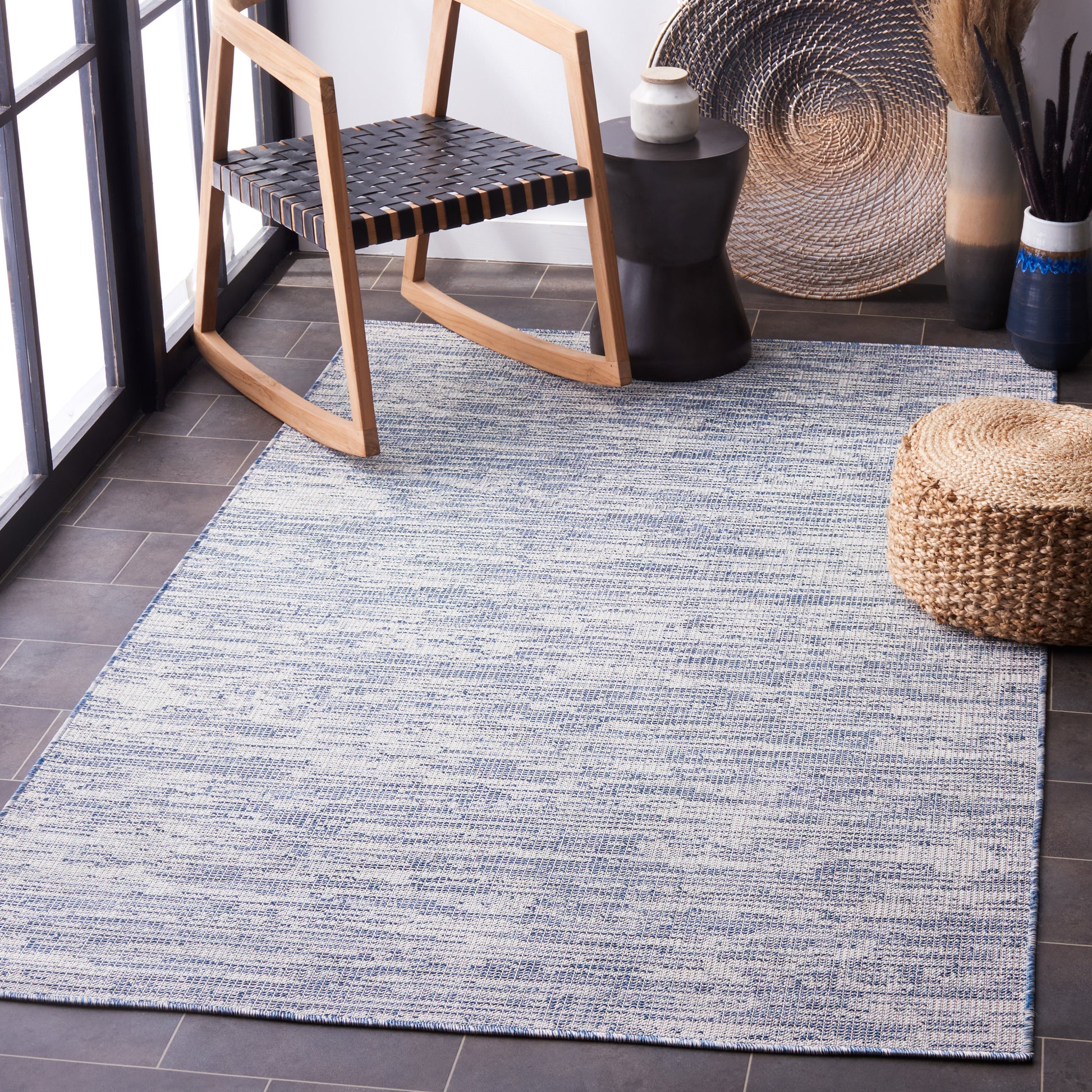 Safavieh Hampton Htn238M Blue Area Rug