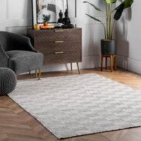 Nuloom Ago Hand Woven Mtsf01A Ivory Area Rug