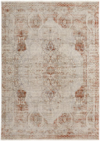 Feizy Kaia Kai39Gkf Tan/Ivory/Orange Area Rug