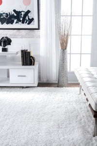 Nuloom Hand Tufted Maginifique Wicl1A Snow Area Rug