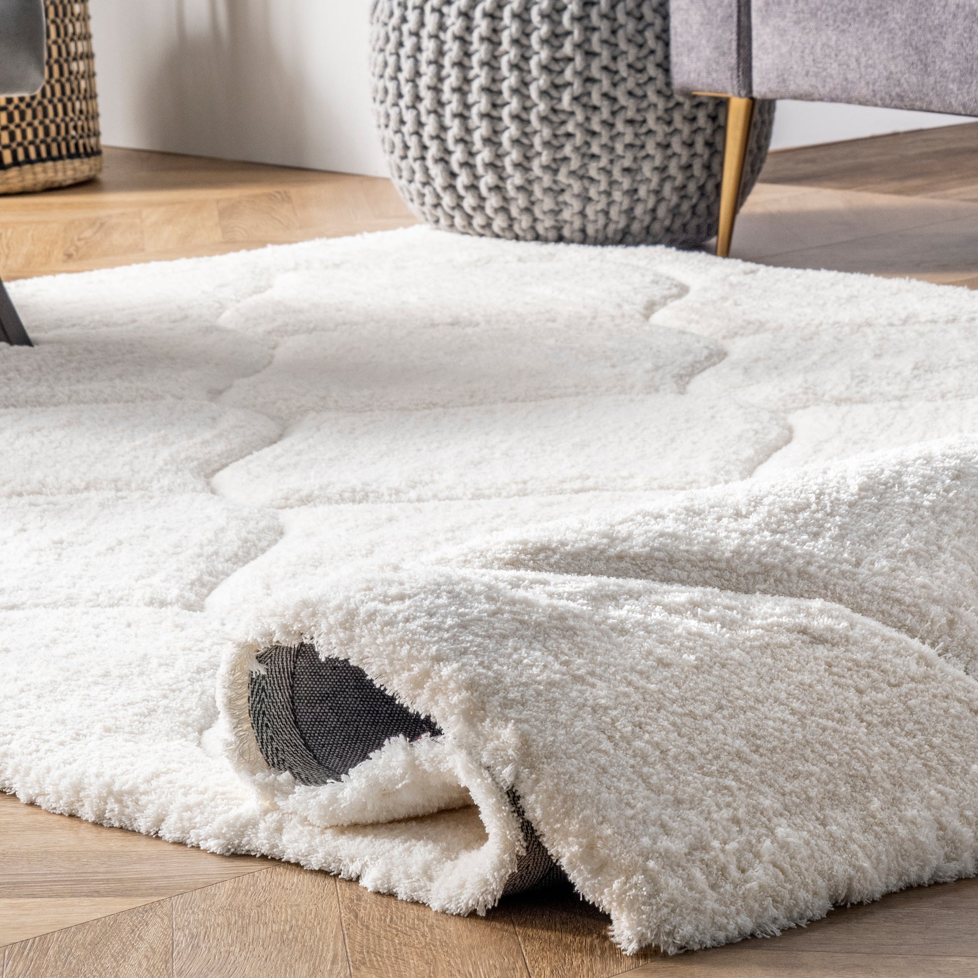 Nuloom Shaggy Elsie Hjml01A White Area Rug