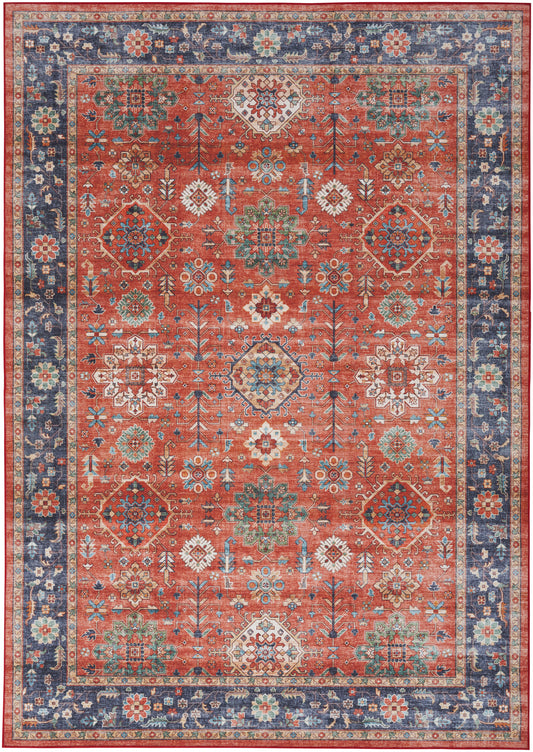 Nourison Fulton Ful12 Rust Area Rug