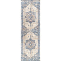 Nuloom Harriet Vintage Medallion Khmc04C Light Blue Area Rug