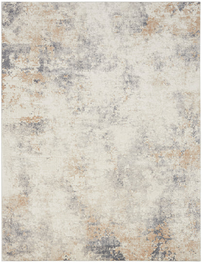 Calvin Klein Home Ck005 Enchanting Ech07 Ivory Grey Area Rug