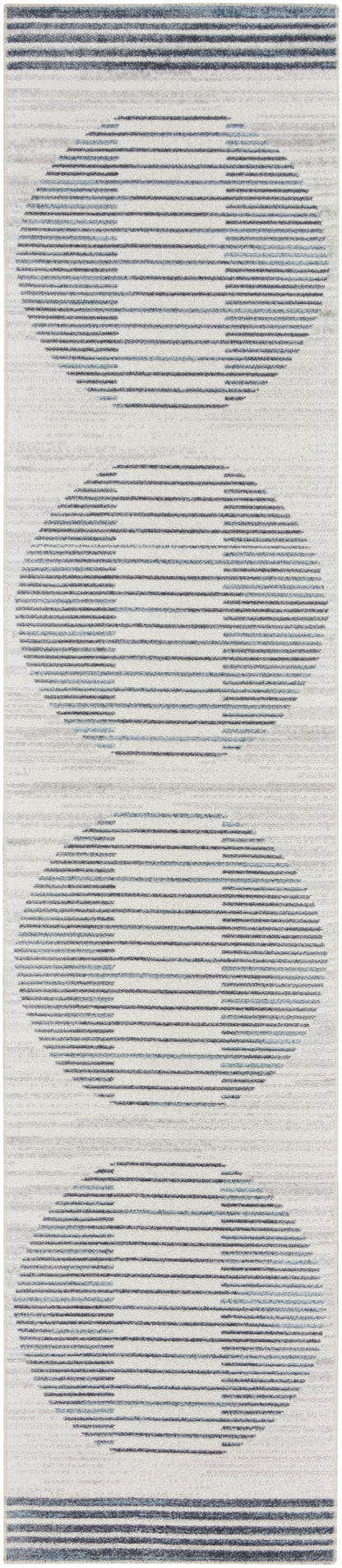 Nourison Astra Machine Washable Asw05 Ivory Blue Area Rug