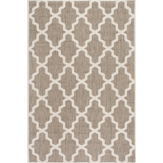 Nuloom Gina Moroccan Trellis Owdn06A Taupe Area Rug