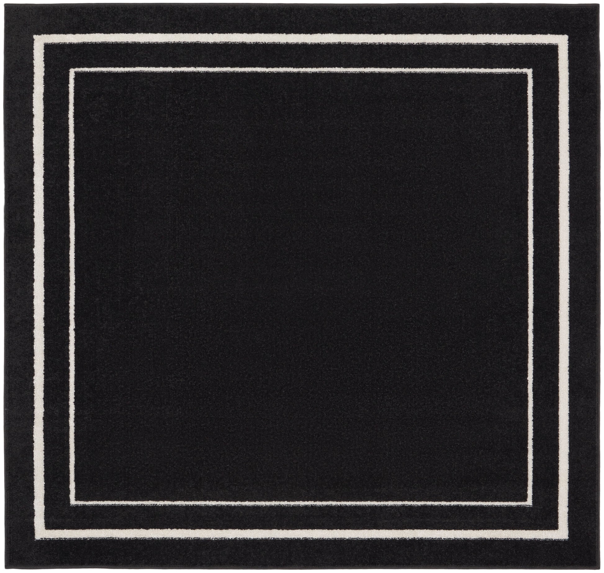 Nourison Nourison Essentials Nre02 Black Ivory Area Rug