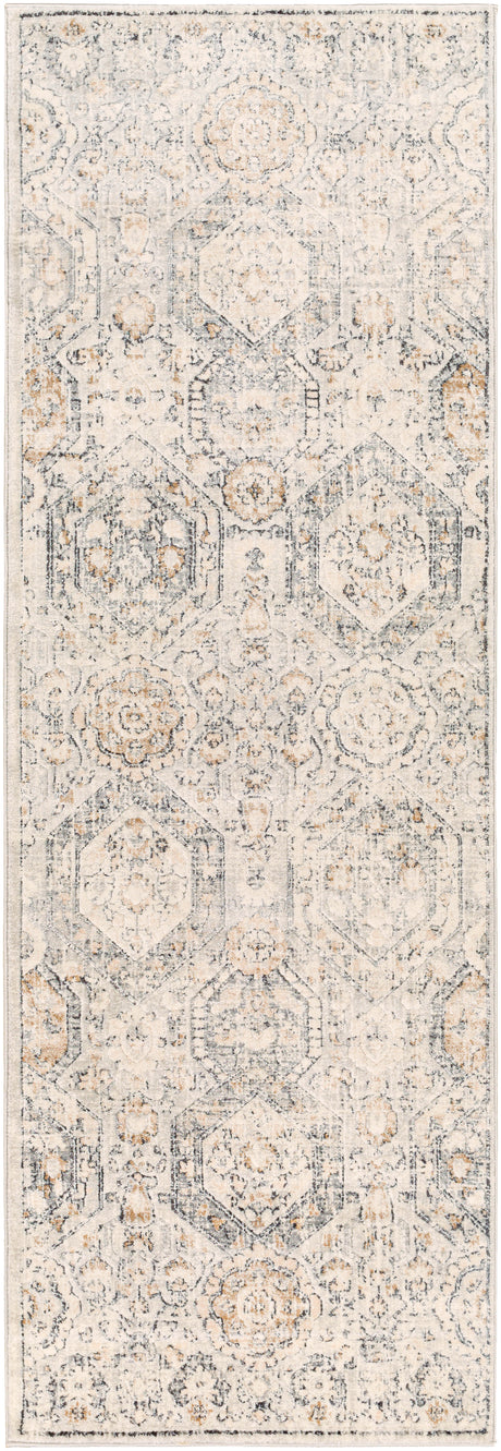 Surya Indigo Igo-2306 Gray, Charcoal, Mustard, Black, Beige, Off-White Rug.