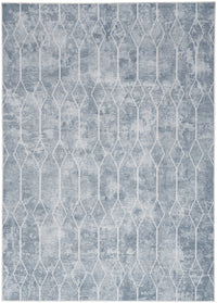 Nourison Machine Washable Series 1 X Nicole Curtis Sr107 Blue Grey Area Rug