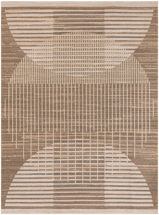 Nourison Astra Machine Washable ASW03 Machine Made Latte Rug