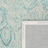 Safavieh Ikat Ikt631A Ivory / Sea Blue Rugs