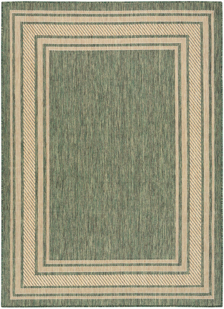 Nourison Horizon Indoor/Outdoor HOZ03 Green Contemporary Area Rugs