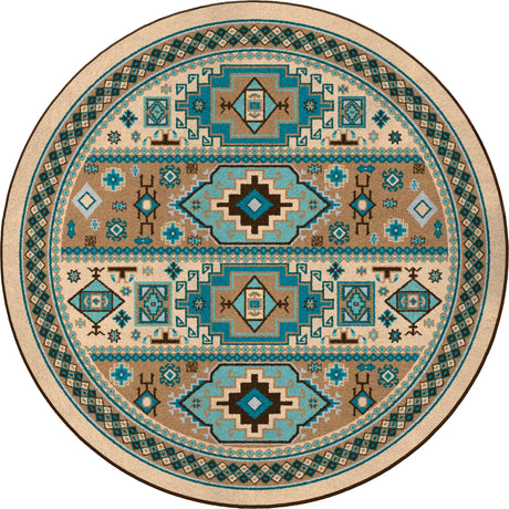 American Dakota Indigo Turquoise Rug