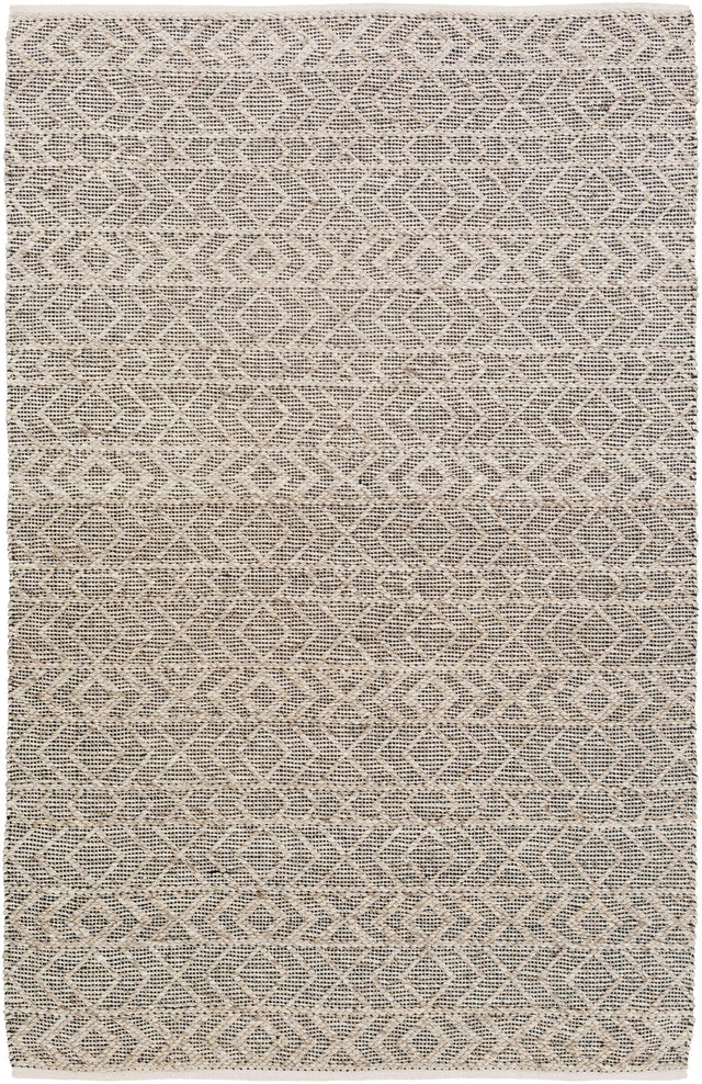 Surya Ingrid Ing-2000 Black, Ivory, Taupe Rugs.