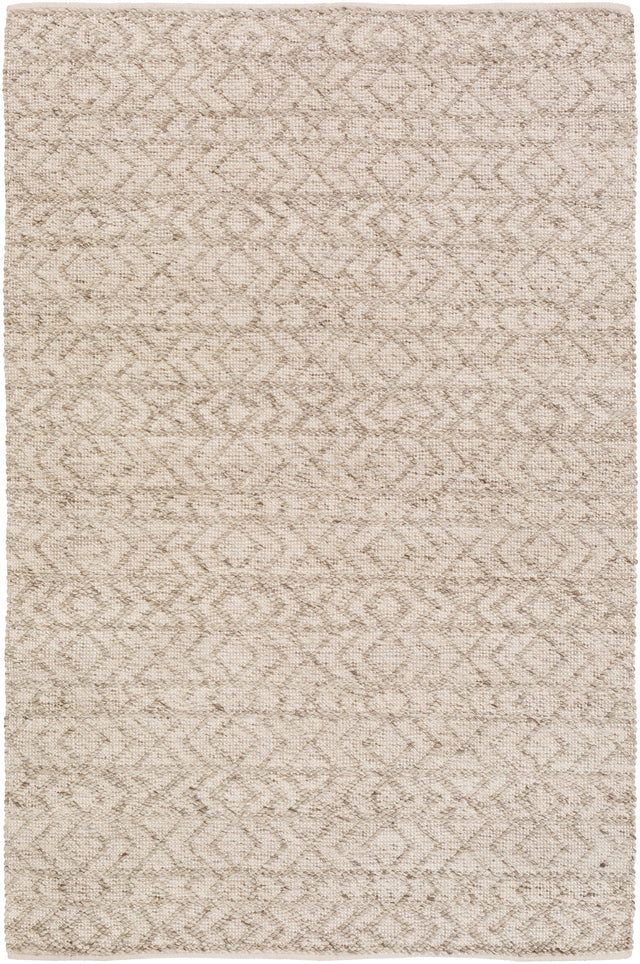 Surya Ingrid Ing-2004 White, Ivory, Taupe Rugs.