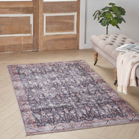 Nourison Grand Washables Grw06 Navy Ivory Area Rug