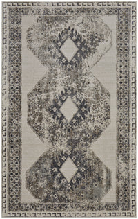 Feizy Kano 86439Ljf Ivory/Taupe/Gray Area Rug