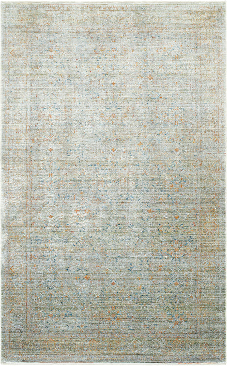 Surya Isfahan Isf-2300 Olive, Gray, Black, Rust, Dark Blue, Tan Rug.