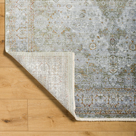 Surya Isfahan Isf-2302 Olive, White, Black, Amber, Rust Rug.