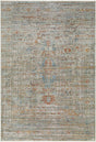 Surya Isfahan Isf-2304 Olive, Gray, Black, Rust, Amber, Dark Blue Rug.