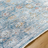 Surya Isfahan Isf-2307 Gray, Dark Blue, White, Black, Amber, Olive Rug.