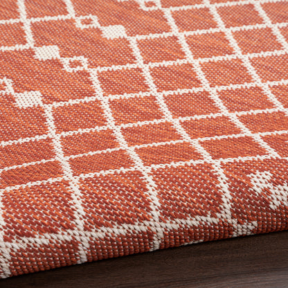 Nourison Positano Pos02 Terracotta Area Rug