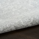 Nourison Astra Machine Washable ASW11 Machine Made Light Grey Rug