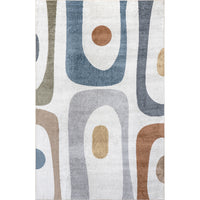 Nuloom Renee Abstract Shapes Grhn08A Beige Area Rug