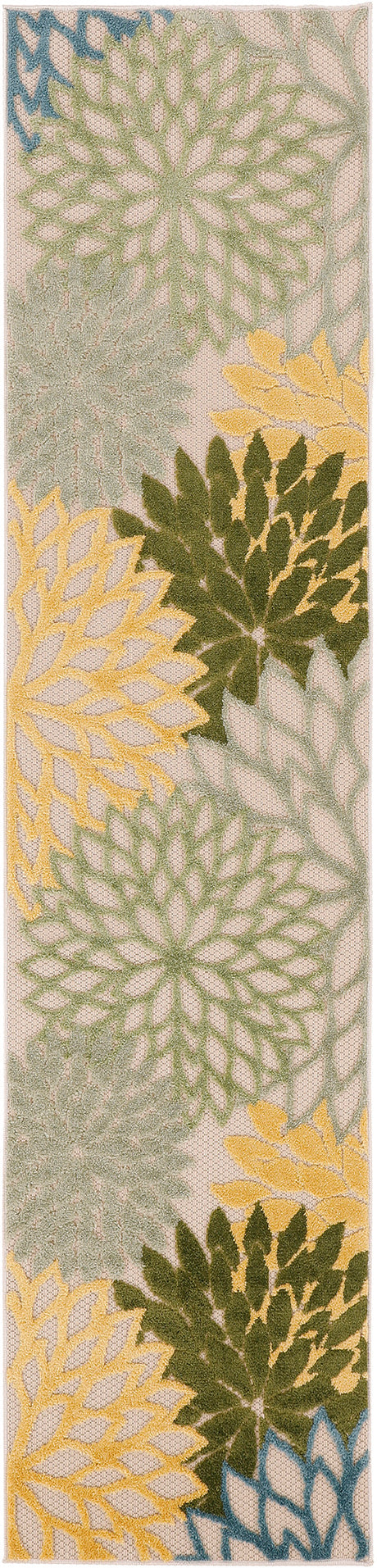 Nourison Aloha Alh05 Green Multicolor Area Rug